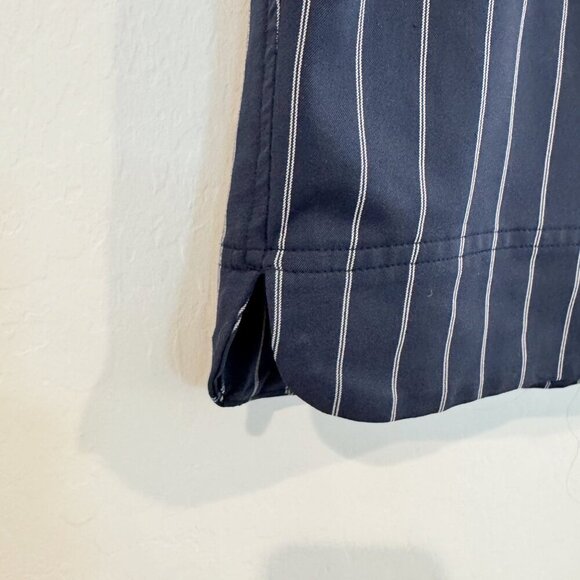 Athleta Womens Striped Midtown Athletic Skort in Blue White Athleisure Size 2 - Picture 4 of 9